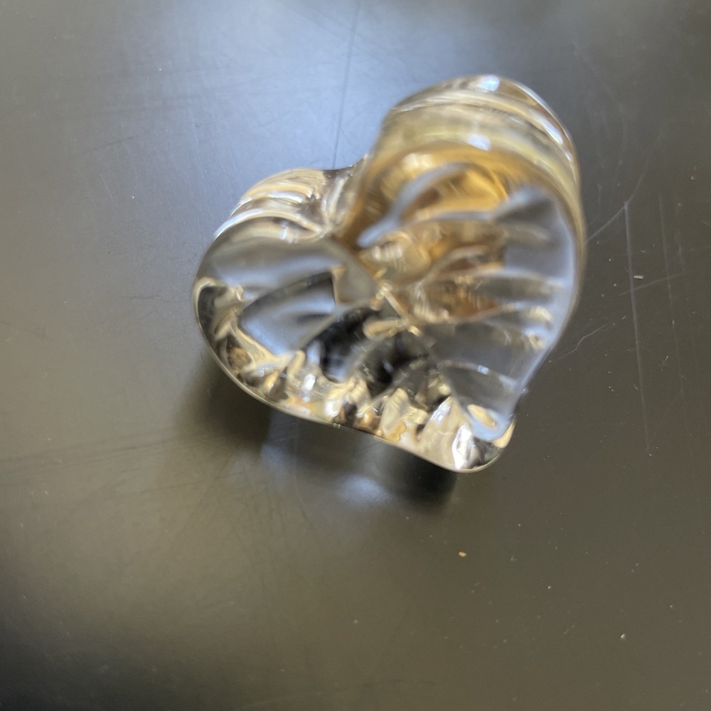 16 Acrylic Heart Leaf CLEAR brass Furniture Cabinet Drawer Door Pulls Knobs 1.25